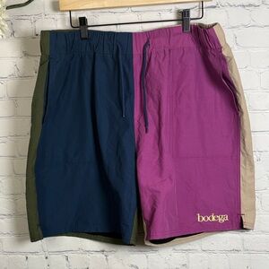 BODEGA Men's Color Block Board Shorts size XXL